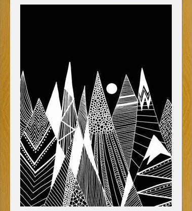 Cuadro Patterns in the mountains