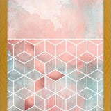 Cuadro Rose Clouds And Cubes
