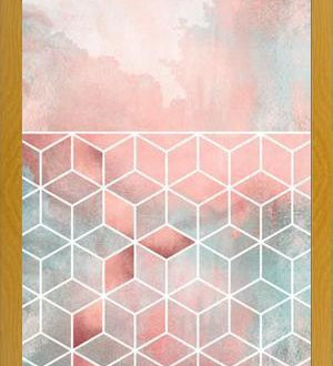 Cuadro Rose Clouds And Cubes