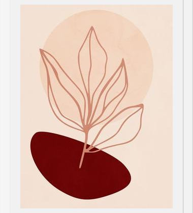 Cuadro Jardín Minimalista