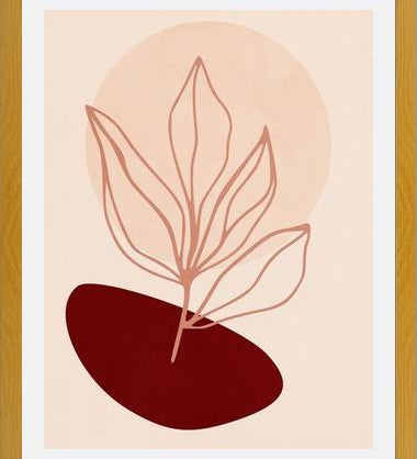 Cuadro Jardín Minimalista