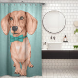 Cortina de Baño Dachshund, The Wiener Dog