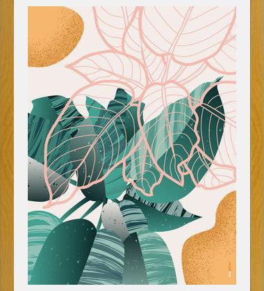 Cuadro Floral Brazil 03