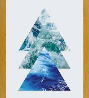 Cuadro Ocean Triangles