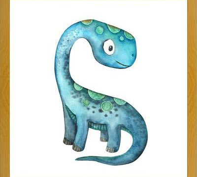 Cuadro Brontosaurio