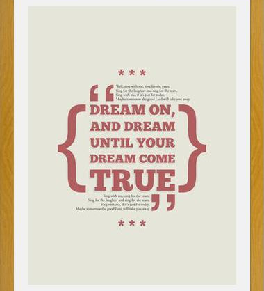 Cuadro Dream On