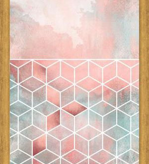 Cuadro Rose Clouds And Cubes