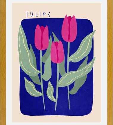 Cuadro Tulips