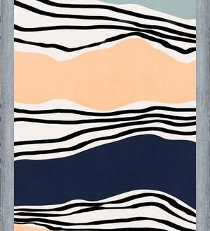 Cuadro Modern irregular Stripes 08
