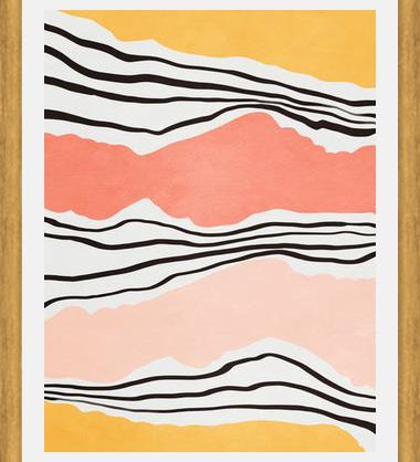 Cuadro Modern irregular Stripes 01