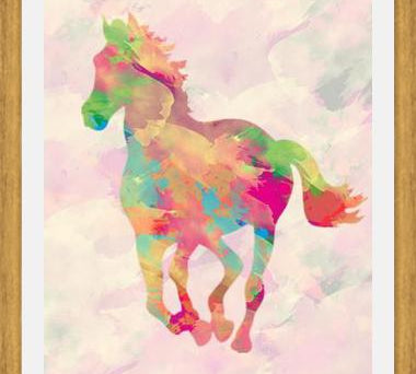 Cuadro Abstract Horse