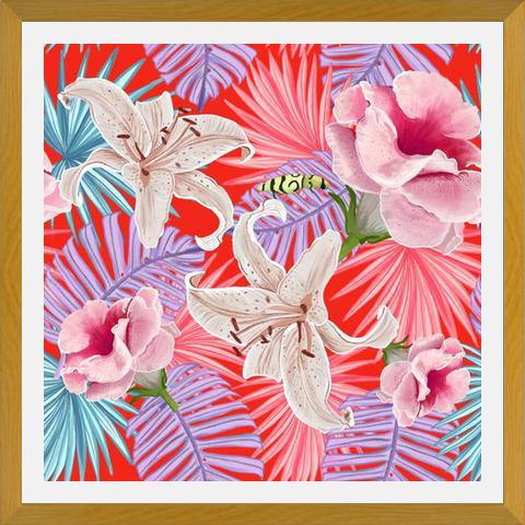 Cuadro Tropical Nature Pattern