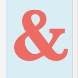 Cuadro Ampersand Baskerville Orange
