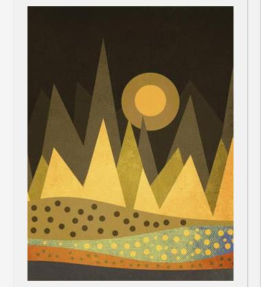 Cuadro Geometric landscape 02