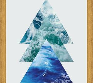 Cuadro Ocean Triangles