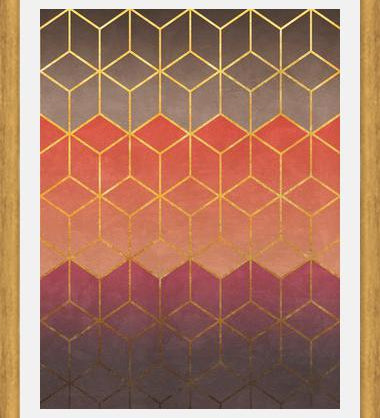 Cuadro Multiple Hollow Cubes III