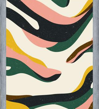 Cuadro Curvas abstractas