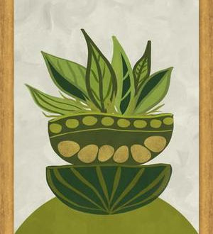 Cuadro Still life Green plants