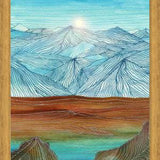 Cuadro Lines in the mountains XI