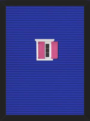 Cuadro Ventana rosada