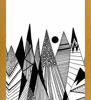 Cuadro Patterns in the mountains II