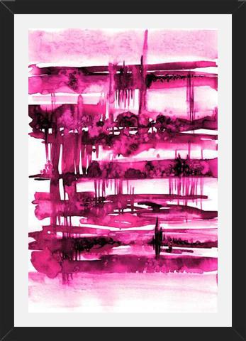 Cuadro UNDERLYING CONNECTION - HOT PINK