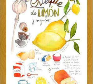 Cuadro Queque de Limón