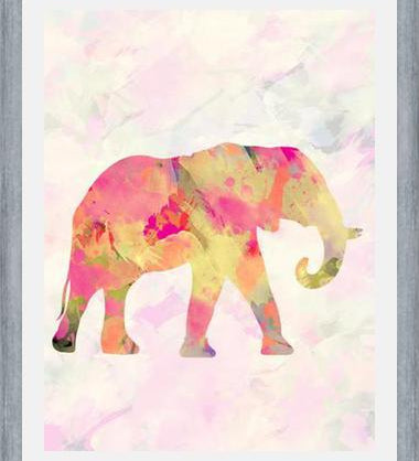 Cuadro Abstract Elephant