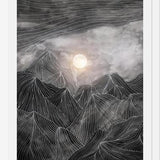 Cuadro Lines in the mountains VIII