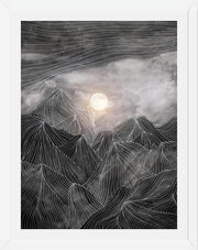 Cuadro Lines in the mountains VIII