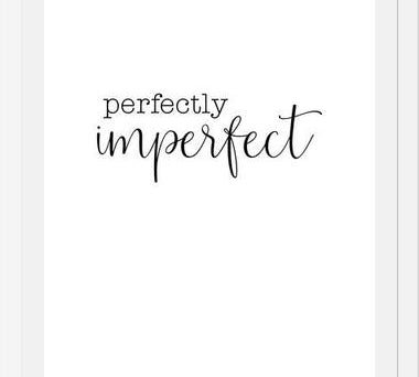 Cuadro Perfectly imperfect