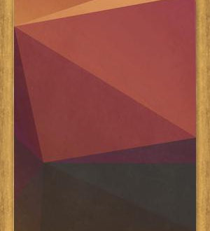 Cuadro Interconnected Triangles VI