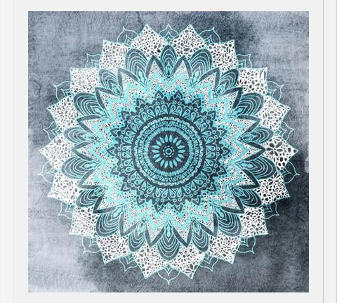 Cuadro BOHOCHIC MANDALA IN BLUE