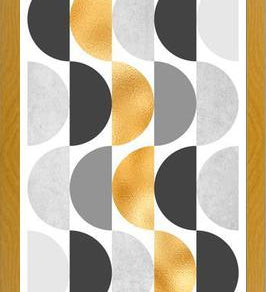 Cuadro Gold Circles