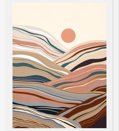 Cuadro Mineral inspired landscapes 1