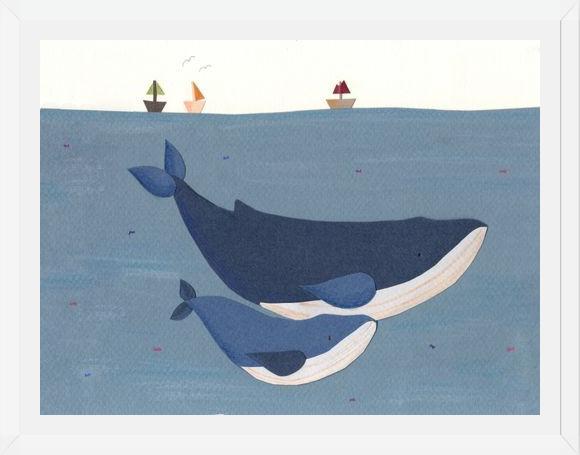 Cuadro Ballenas
