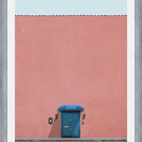 Cuadro Puerta y techo azul