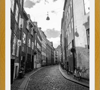 Cuadro Streets of Kopenhagen BW