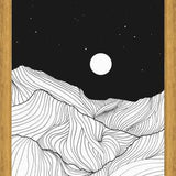 Cuadro Lines in the mountains II