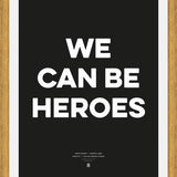 Cuadro Good Music David Bowie We can be heroes