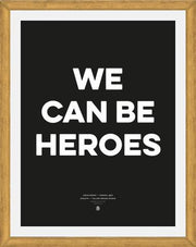 Cuadro Good Music David Bowie We can be heroes