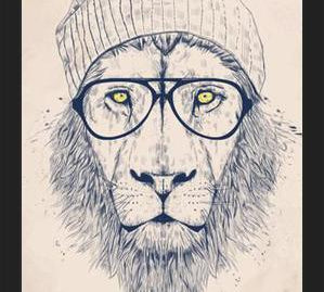 Cuadro Cool lion