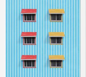 Cuadro Fachada de colores
