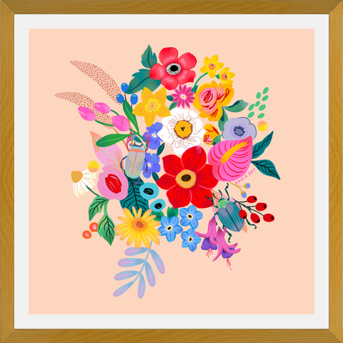 Cuadro Que las flores te acompañen