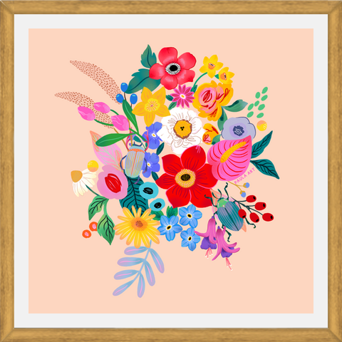 Cuadro Que las flores te acompañen