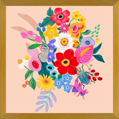 Cuadro Que las flores te acompañen
