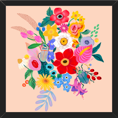 Cuadro Que las flores te acompañen