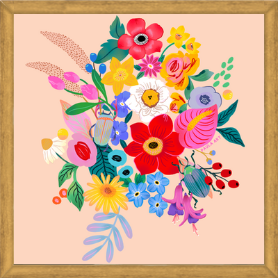 Cuadro Que las flores te acompañen
