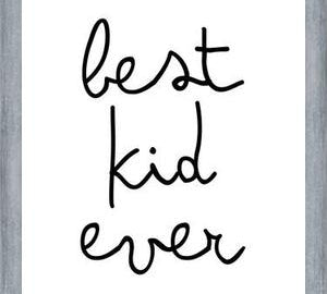 Cuadro Best Kid Ever