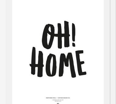 Cuadro Oh! Home